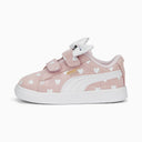 PUMA Suede Classic LF Re-Bow V sneakers for toddlers with heart print and bow detail