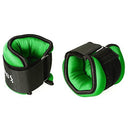 Sveltus - 1kg Weighted Bracelets in Green, Lycra with Velcro Closure