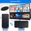 Syengkky - 400+ Miles Range Indoor Digital TV Antenna with Amplifier, Supports 8K/4K