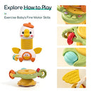 Taotaotoys - Baby Rattle High Chair Tray Toy with Suction Cup, Musical & Sensory Fun