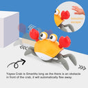 Tdyih - Infant Crawling Crab Toy for Tummy Time, Music & Learning Fun