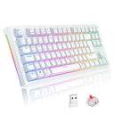 Tecurs Wireless Programmable Mechanical Keyboard with RGB Lighting