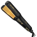 Achieve stunning textured crimps and volume with Terviiix 24K Titanium Wide Hair Crimper. Ideal for fine hair, features dual voltage and auto-off safety.