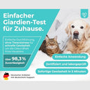 The Home Pet Lab - 2 x Giardia Rapid Test for Dogs & Cats - Fast, Reliable Results