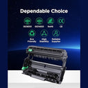 Timink - DR2400 Drum Unit for Brother Printers, High Yield, Easy Installation