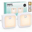 Dimmable Motion Sensor Night Lights - 3000K Warm White, 2 Pack