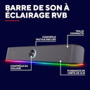 Trust Gaming - GXT 1619 Rhox RGB Sound Bar, 12W Stereo Speaker, USB Powered, Compact Design