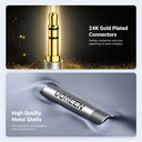 UGREEN - 3.5mm Nylon Braided Audio Cable, Male to Male, Hi-Fi Stereo Sound, 3FT