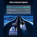 UGREEN - Cat 8 Ethernet Cable 40FT, 40Gbps Speed, Shielded, Heavy Duty