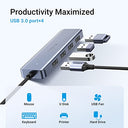 UGREEN - USB C to USB Hub with 4 USB 3.0 Ports, Powered Splitter for Laptops