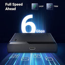 Ugreen - 2.5" USB C Hard Drive Enclosure, SATA III 6Gbps, UASP Compatible, for SSD/HDD