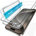 UniqueMe - iPhone 15 Pro Max Tempered Glass Anti-Glare Screen Protector Pack of 2