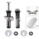 Upgrade your toilet with the Universal Heavy Duty Stainless Steel Toilet Seat Screws Kit. Includes durable screws and washers for easy installation. Keywords: toilet seat screws, stainless steel, heavy duty