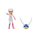 Unknown - Super Mario Bros Movie Peach Action Figure, 5", Motorcycle Gear with Blue Shell