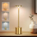Urban Sajavaat - Rechargeable LED Table Lamp, Metal, Gold, Touch Control