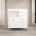Kerrogee White Nursery Changing Station with Storage