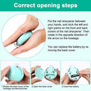 Vicloon - Electric Baby Nail Trimmer Set, 6-in-1 Grooming Kit, Safe & Quiet