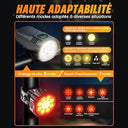 Victoper - 10000 Lumen Bike Lights, Front & Back, USB Rechargeable, IPX5 Waterproof