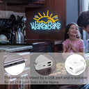 WLHOPE - Wake in Bake Neon Sign, USB Powered, Colorful LED Wall Decor
