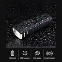 WSCXSC - Rechargeable Bike Headlight with Light Sensor, IPX5 Waterproof, Safe for Night Riding