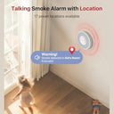 X-Sense - Smart Wi-Fi Smoke Detector with Voice Alerts & 17 Locations