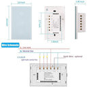 Xenon - WiFi Smart Light Switch, Waterproof Touch Control, Voice & APP Compatible