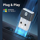 Xieandkong - Bluetooth 5.3 USB Adapter, 328ft Range, Plug & Play, Multi-Device Support