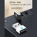 Xieandkong - Bluetooth 5.3 USB Adapter, 328ft Range, Plug & Play, Multi-Device Support