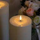 Zevanor - Waterproof Flameless LED Pillar Candle with Remote & Timer, 420 Hours