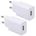 Zlonxun Pack of 2 USB Chargers - 5V-2A Power Supply for iPhone
