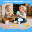 Zmkhjgj - Talking Flash Cards for Toddlers - Montessori Learning Toy - Animal & Food Themes