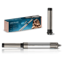 Cecotec CeramicCare 2-in-1 AirGlam Styler with sleek aluminum design and attachments