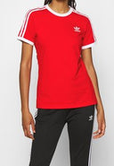 adidas Originals red printed T-shirt with the brand's iconic logo