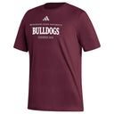 adidas Men's Adidas Maroon Mississippi State Bulldogs Decorated T-Shir
