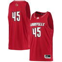 adidas Men's adidas Louisville Cardinals #45 Swingman Basketball Jerse