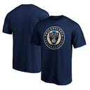 Fanatics MTO Label Philadelphia Union Primary Logo Navy Blue T-Shirt