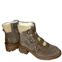 Vince Camuto Klerica Leather and Faux Fur Moto/hiker Boot Eu 40