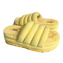 Ugg Maxi Slide Banana Pudding Slide Slip on Puff Sandals Eu 41